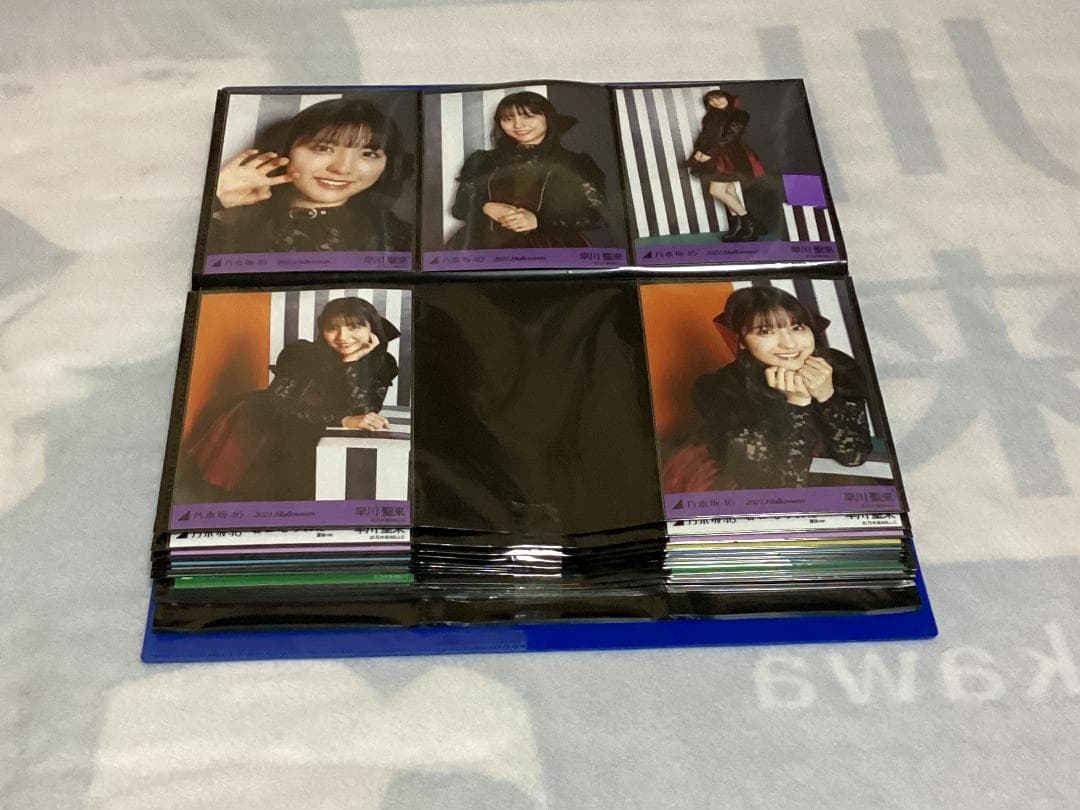 乃木坂 生写真 早川聖来 2019～2023(卒業)フルコンプ+手拭い(サイン)