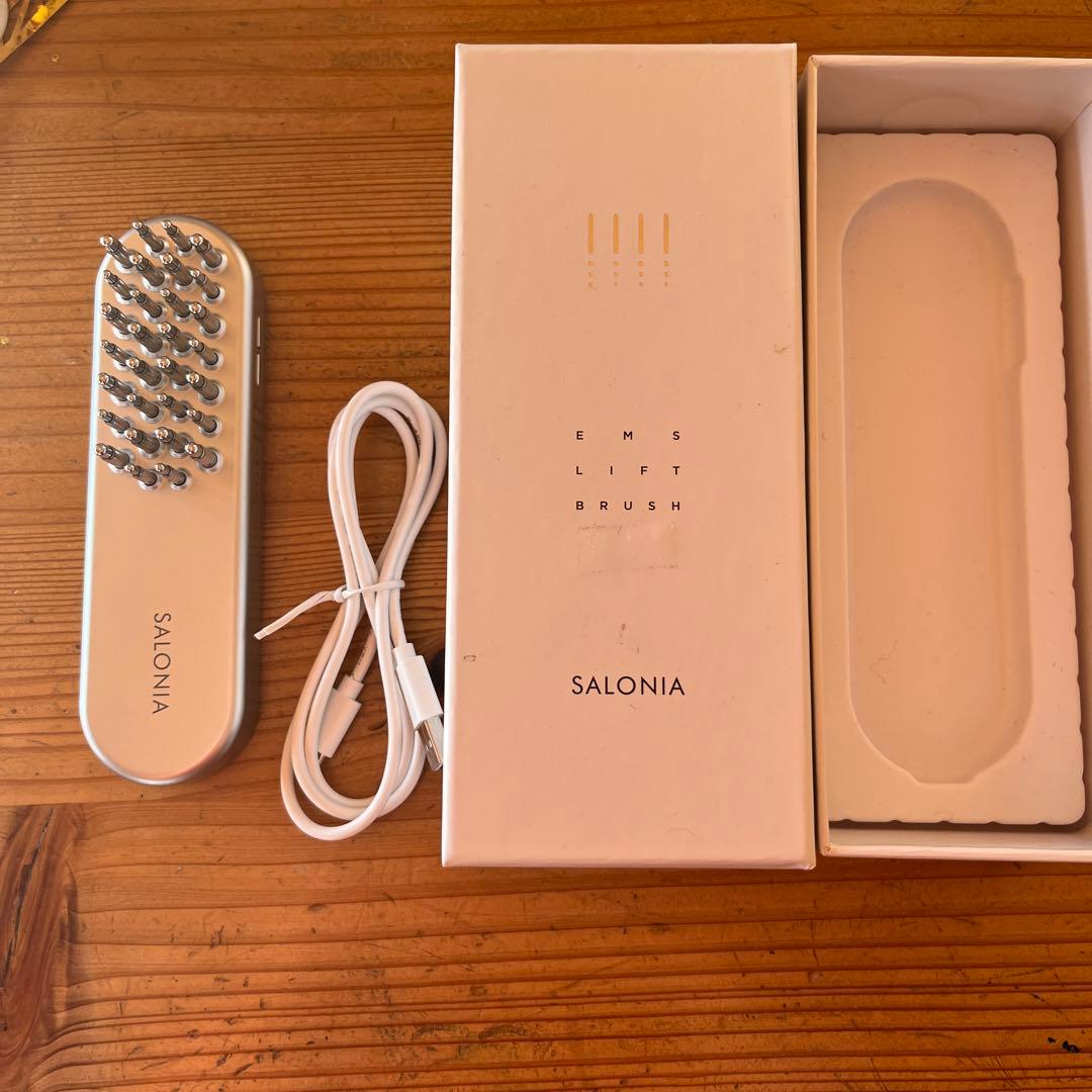 ボディ・フェイスケア SALONIA EMS LIFT BRUSH SAL22206SL サロニア EMSリフトブラシ ［EMS美顔器 /国内・海外対応］ SAL22206SL