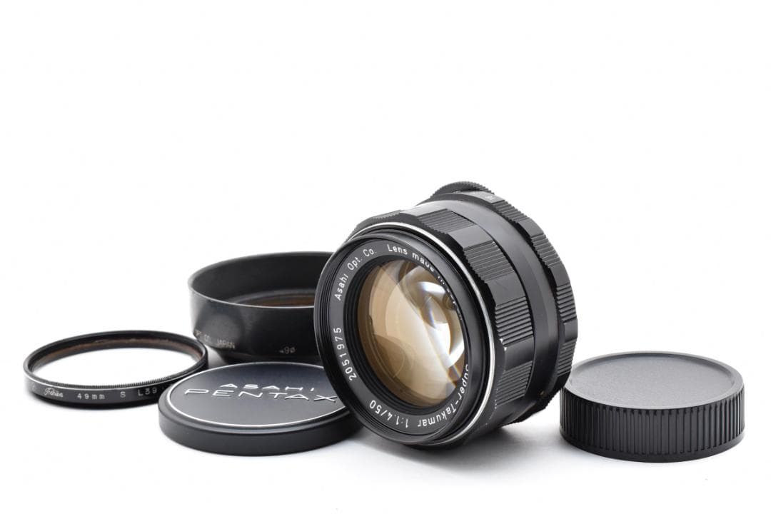 【黄変なし】Super Takumar 50mm F1.4 フード付 C110 Super-Takumar 50mm F1.4黄変対応｜shinsaka