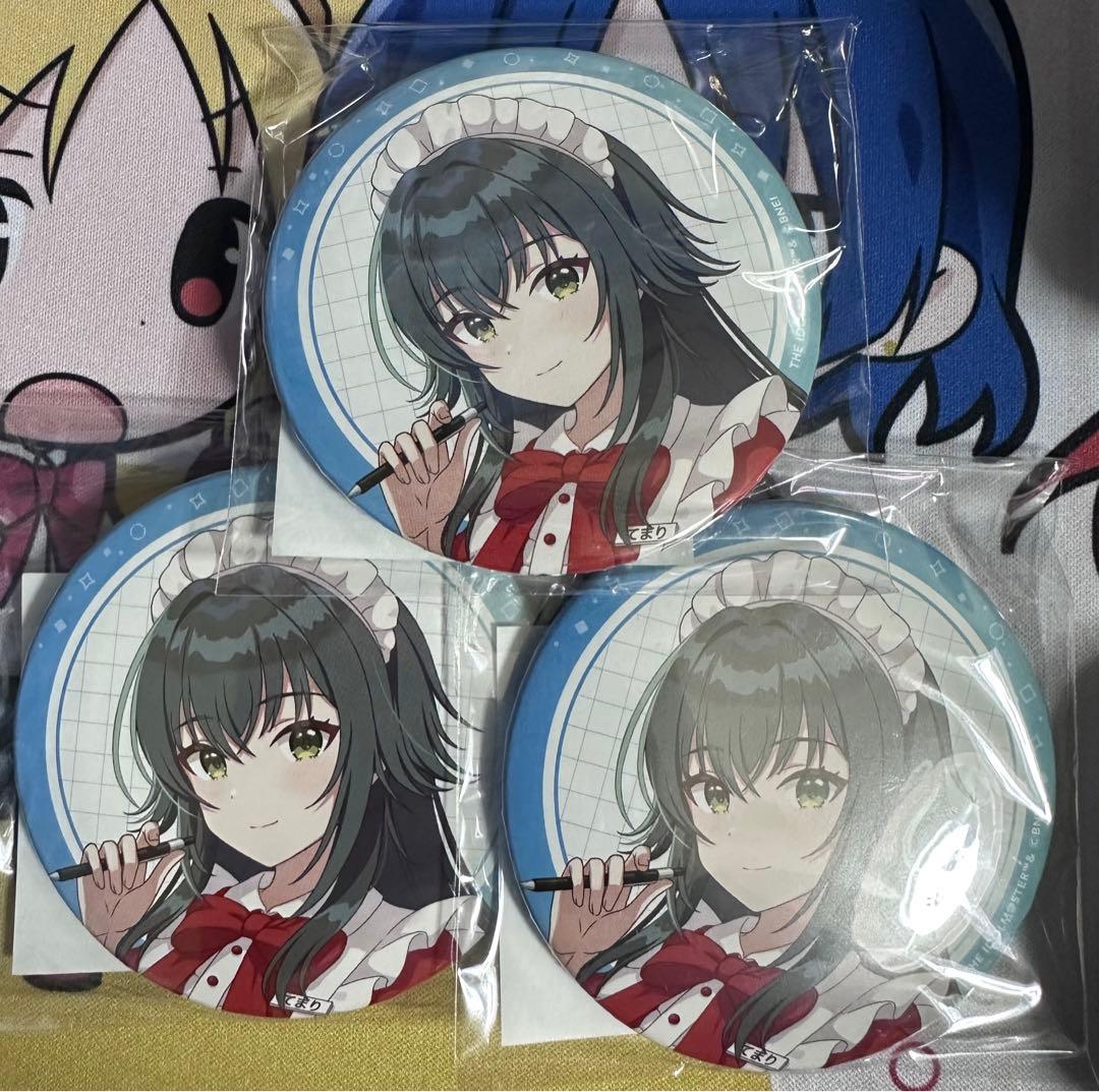 学園アイドルマスター 月村手毬 スイパラ コラボ 缶バッジ 3点セット