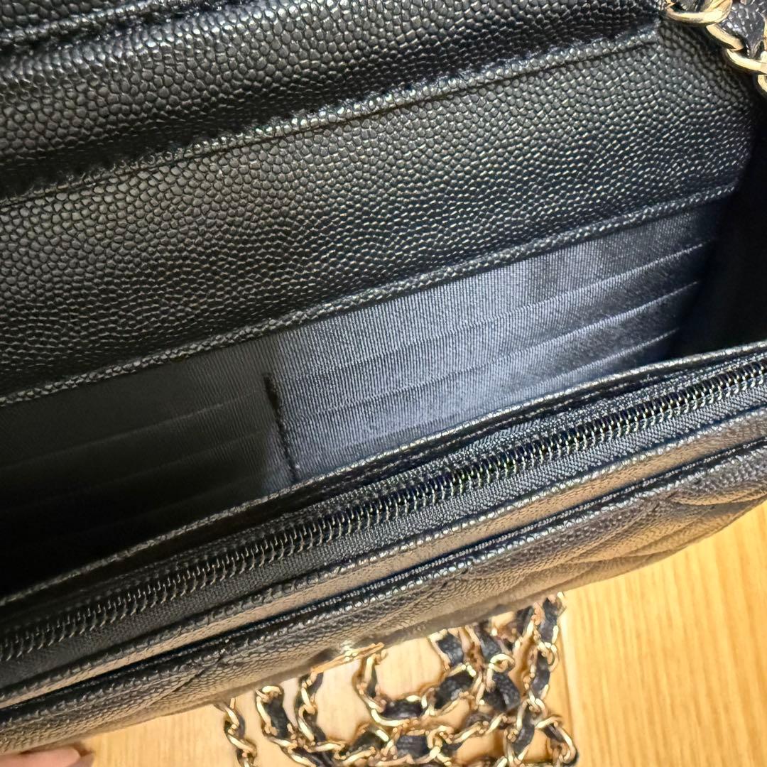 CHANEL MAKEUP ウォレットショルダーバッグ ブラック - メルカリ