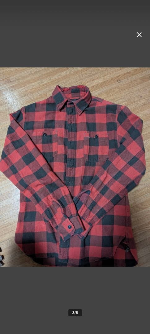 RRL チェック シャツ マットロック ワーク ベッカム ラルフ - メルカリ