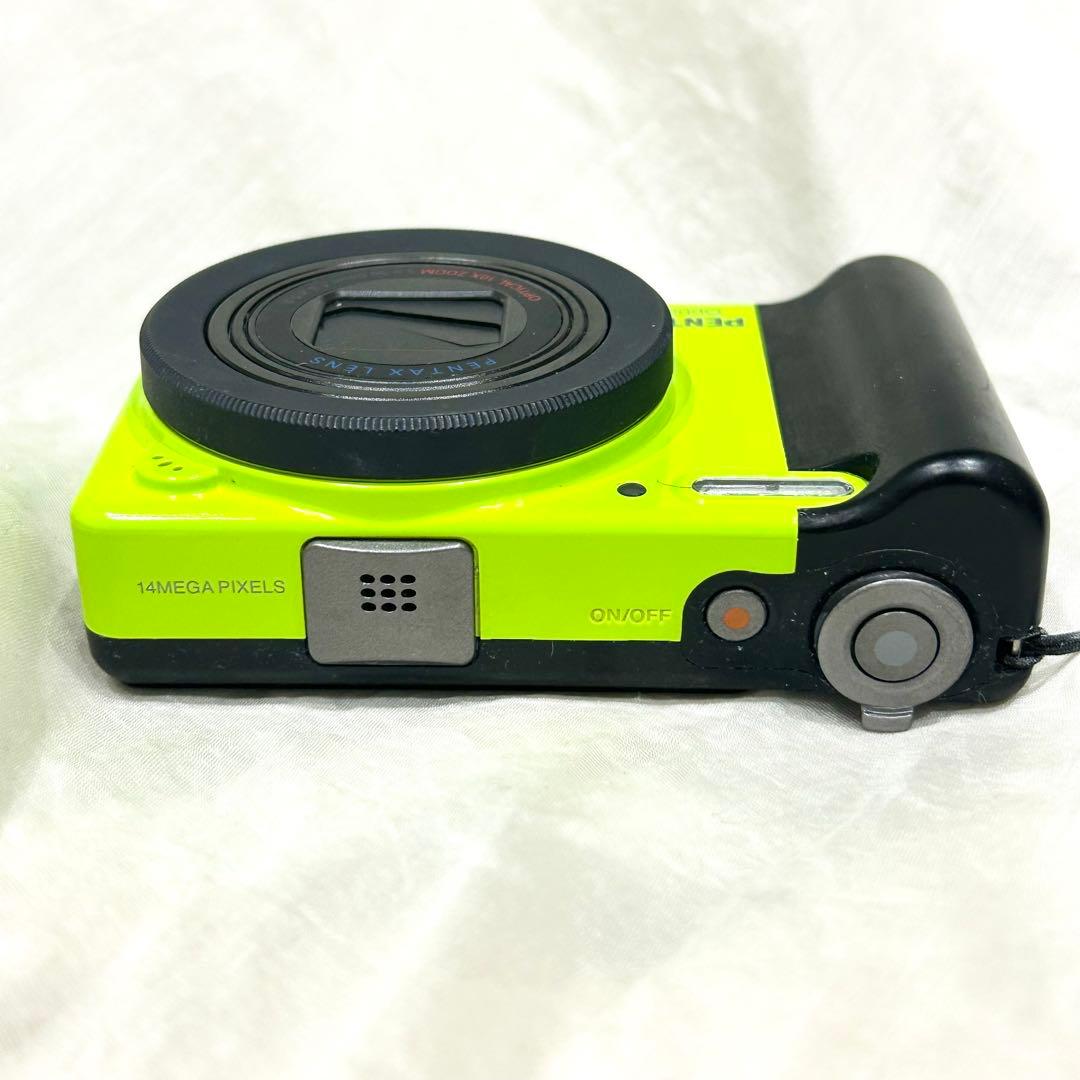 可愛いコンデジ】PENTAX optio RZ10 ライムグリーン 動作確認済 - メルカリ