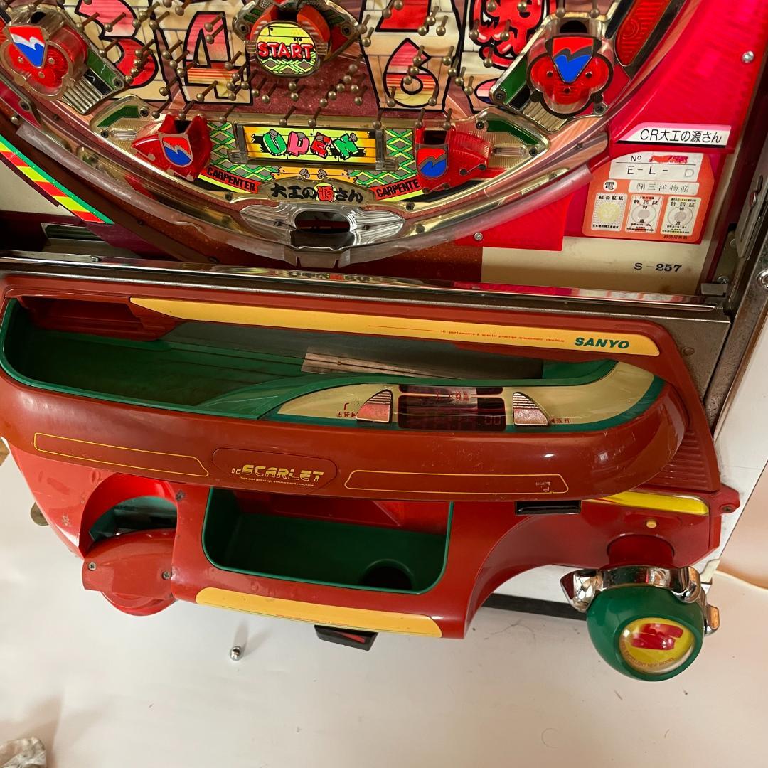 【CR大工の源さん】パチンコ実機 ガラス面あり 動作未確認　たのメル便発送