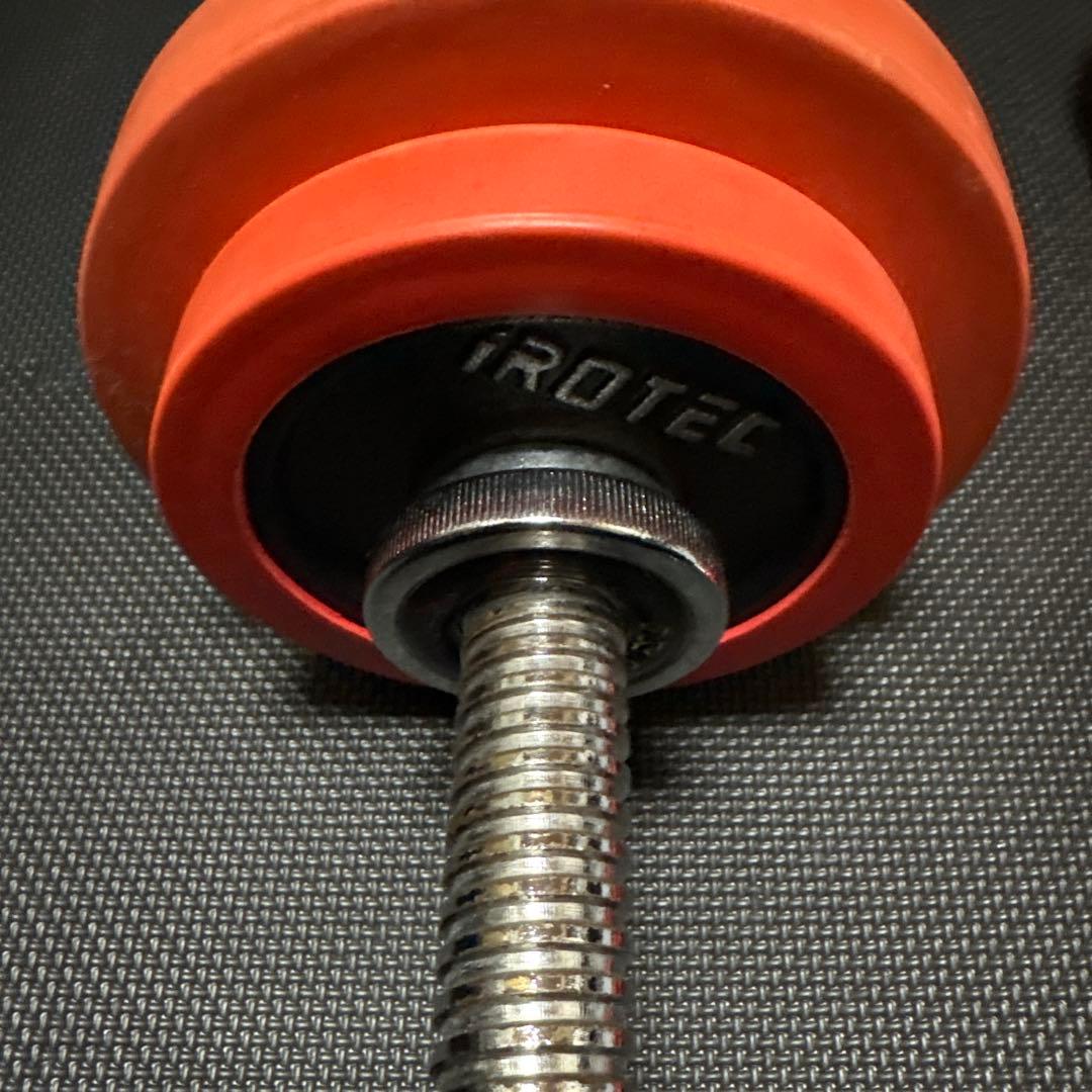 iROTEC ラバー付 ダンベル プレート 合計約20kg - メルカリ