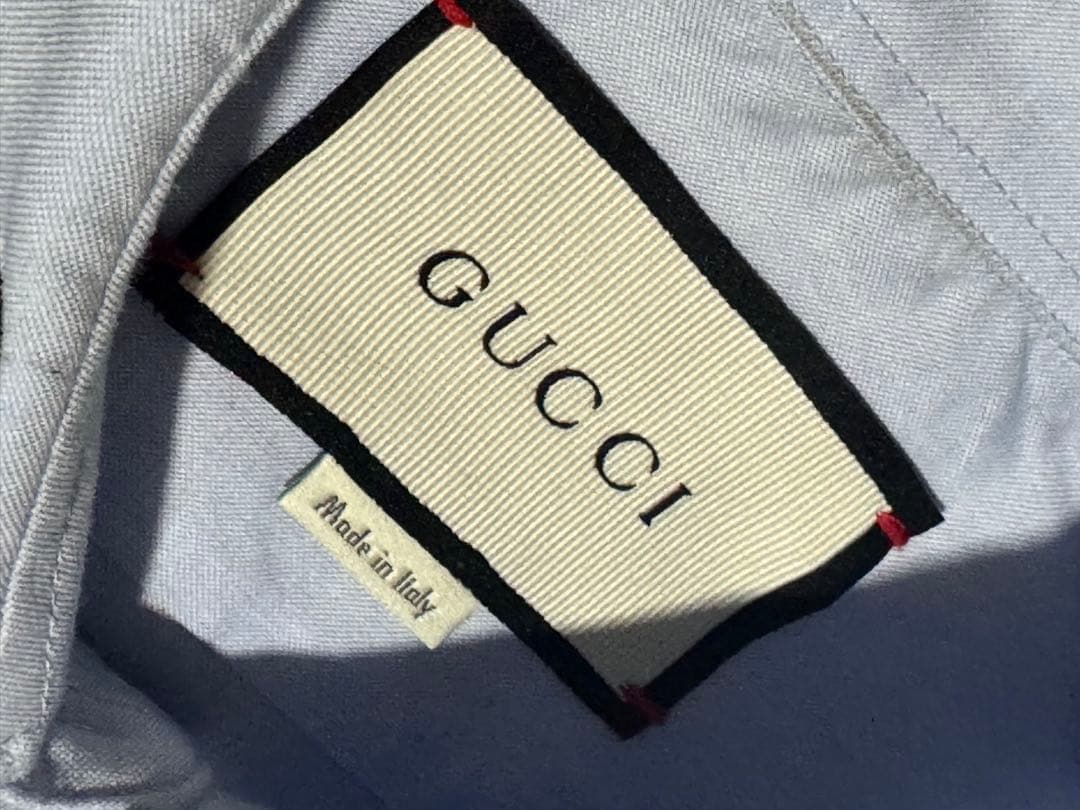 現行タグBTSテテ着用】グッチ 長袖シャツ スネーク 刺繍 Mサイズ