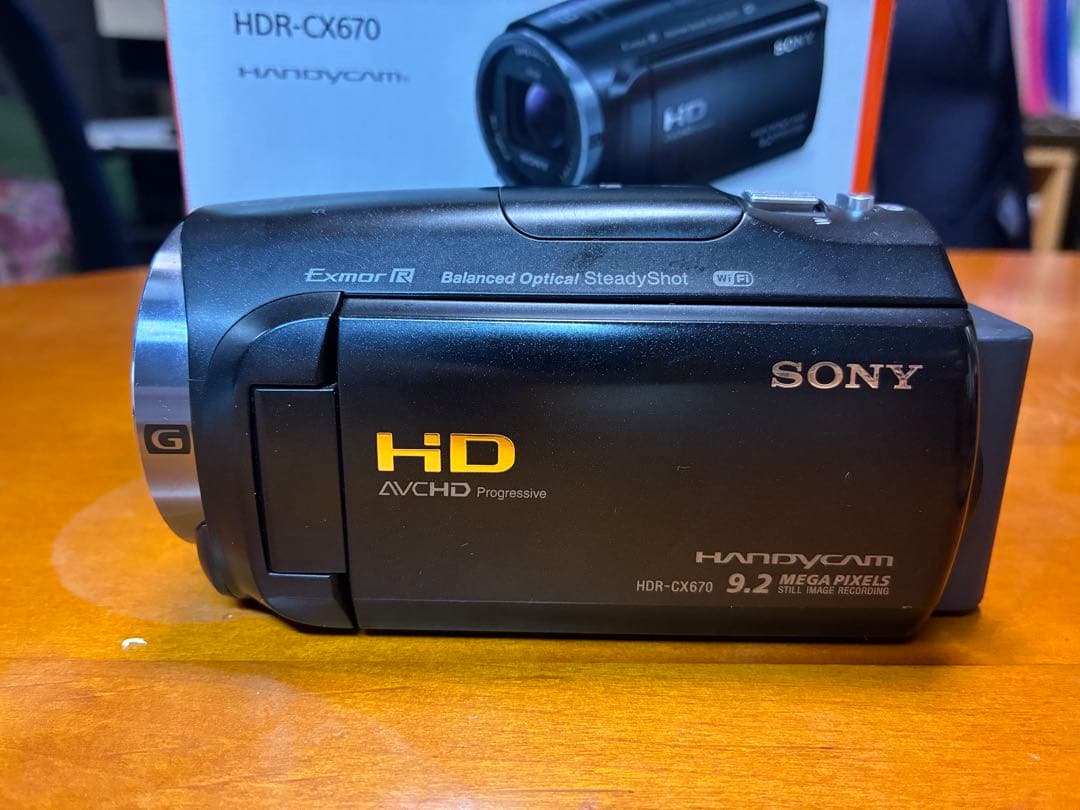Sony HDR-CX670 ビデオカメラ 9.2MP