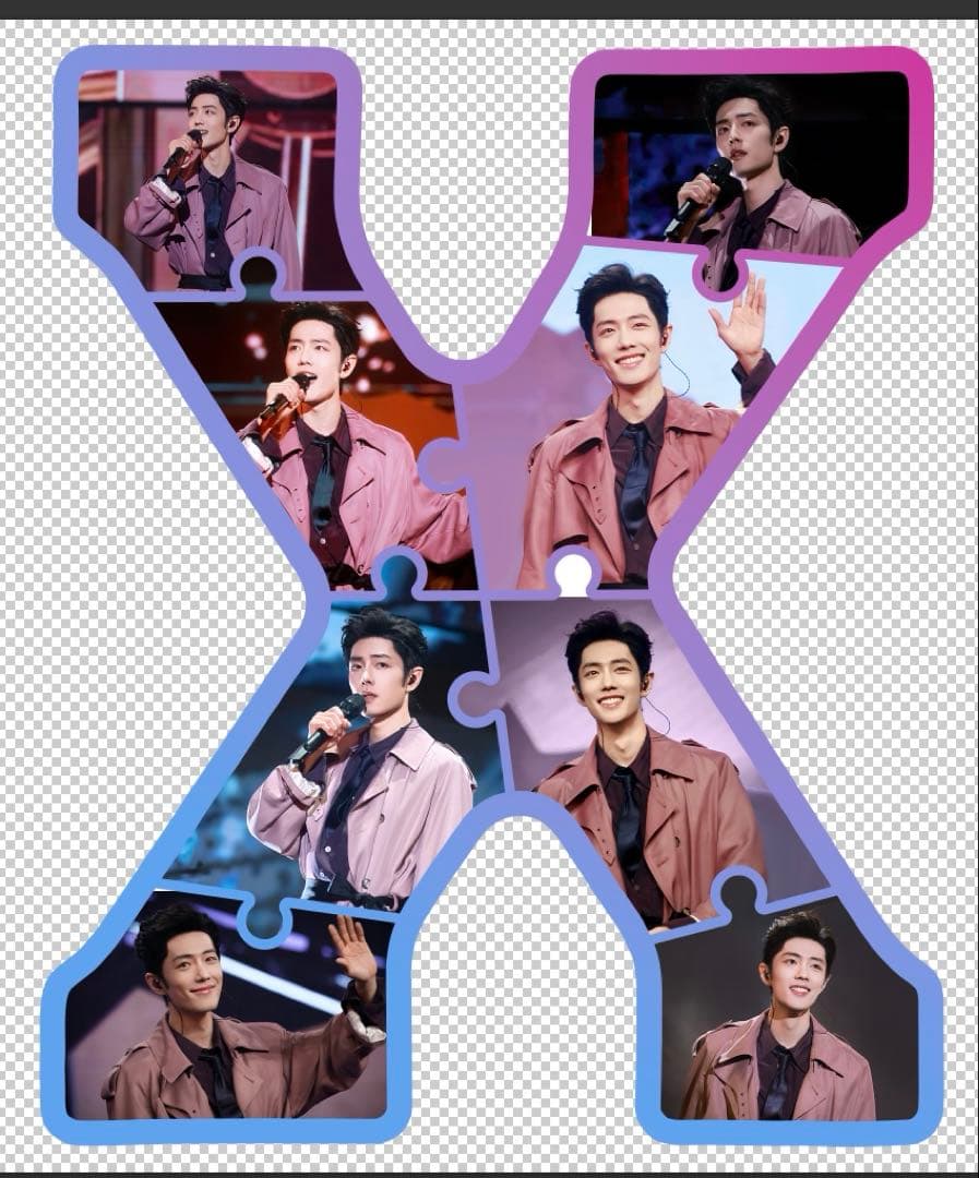 ‼️VIP限定購入可能‼️肖戦 アルファベット超大スタンド置物 セット❣️今日限定❣️