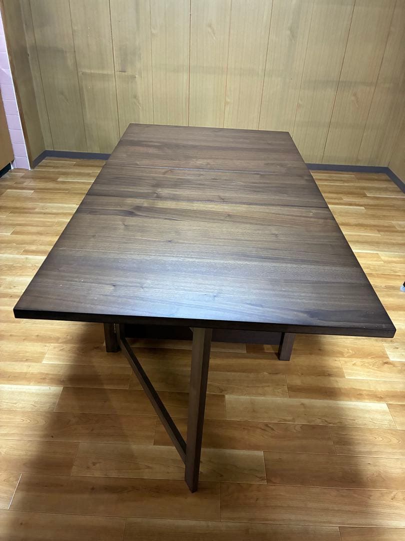 マ*〜様 値下げ⭐︎12月中限定販売⭐︎ダイニング3点セット ダイニング3点セット ブラウン【別送品】 | テーブル・机 通販