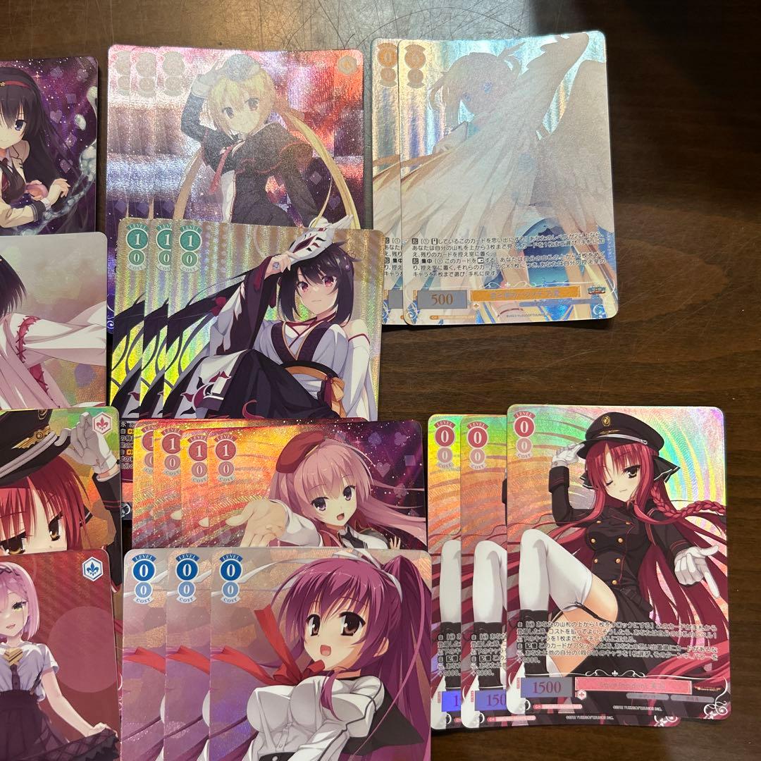 ヴァイスシュヴァルツロゼ ゆずソフト　OFR.SR高レアセミ4コン