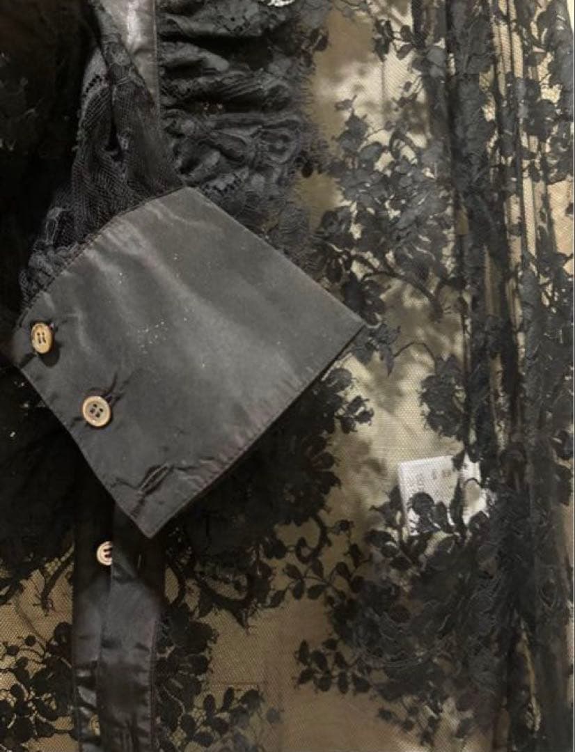 hyde着SHARE SPIRIT ドレスシャツ シースルー ブラック - メルカリ