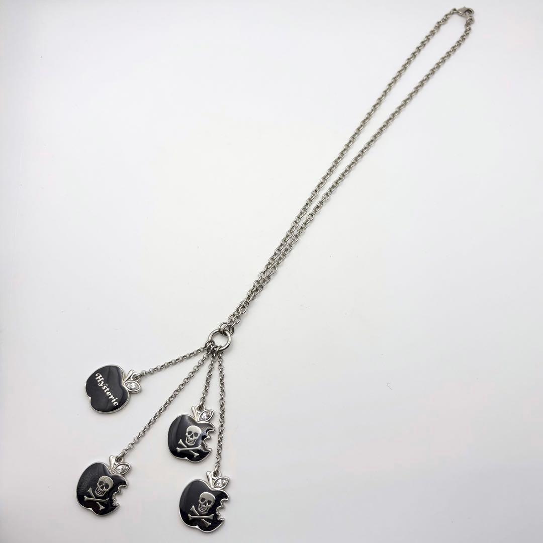 ヒステリックグラマー スカル アップル ネックレス Y2K 希少 美品