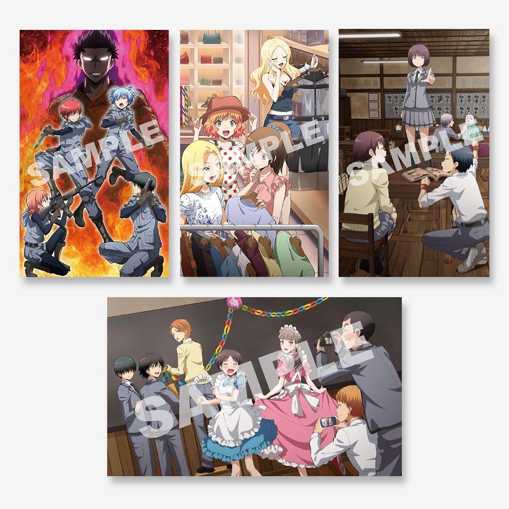 【全種コンプ】暗殺教室 みんなの時間 ムビチケ 特典 イラストカード