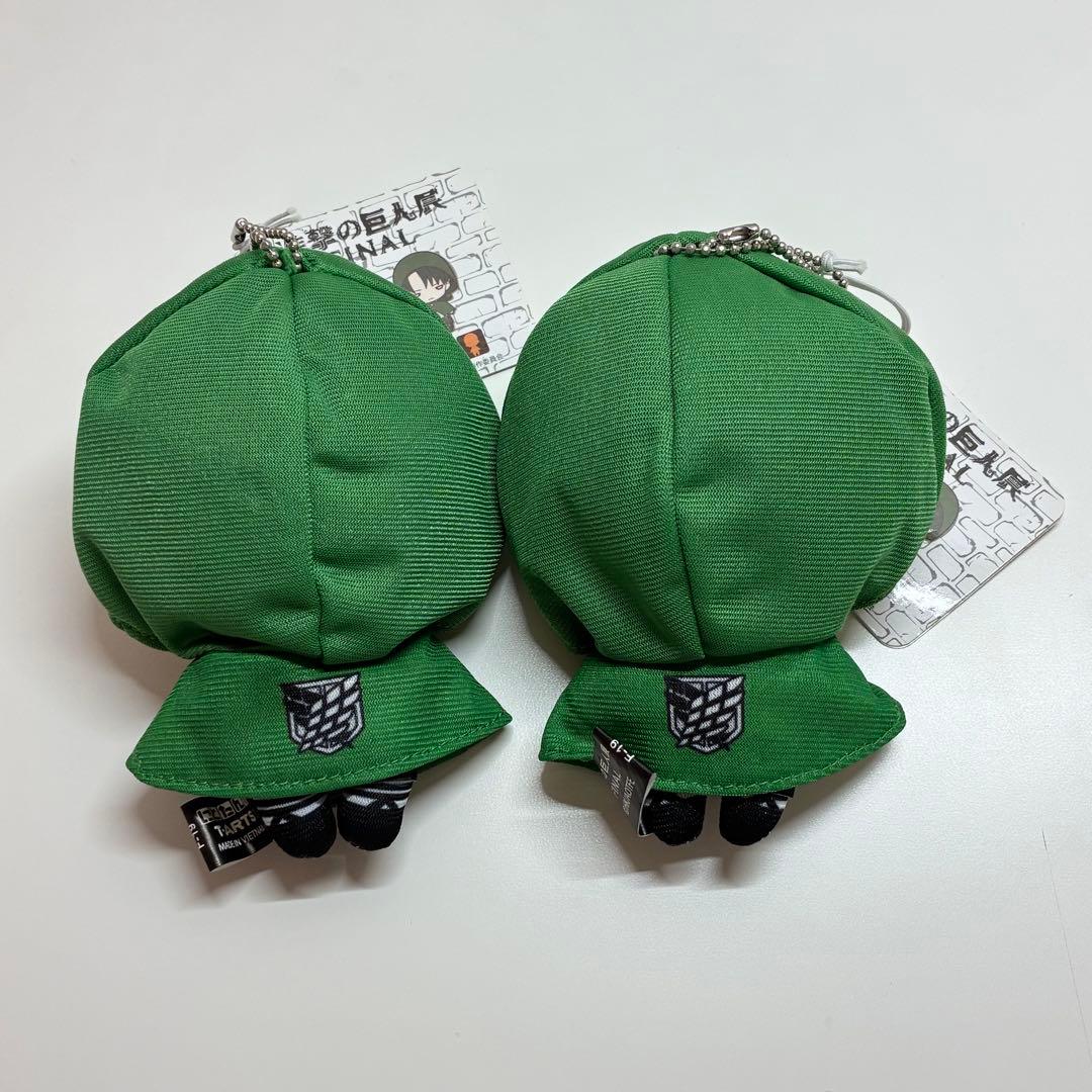 進撃の巨人 にとたん　ぬいぐるみ　エレン　リヴァイ