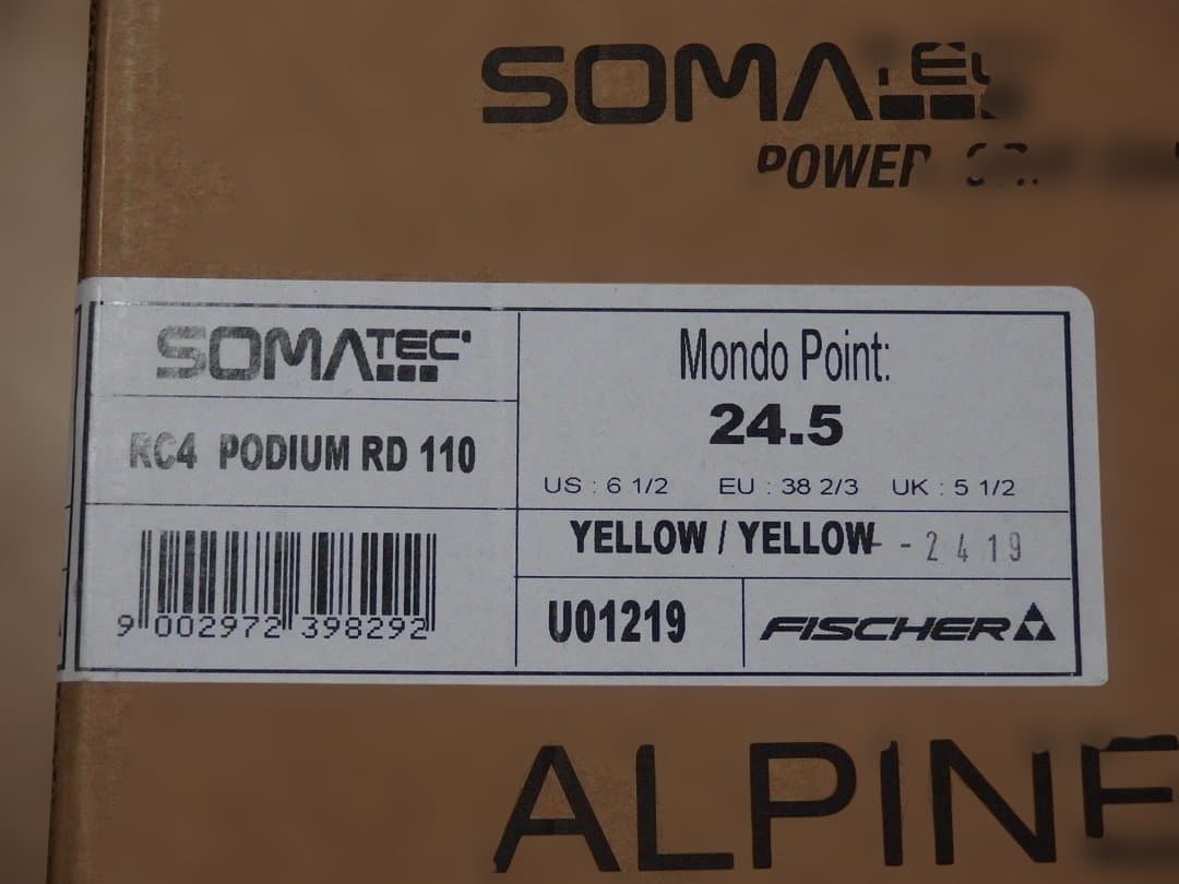 未使用 フィッシャー RC4 PODIUM RD 110 24.5cm