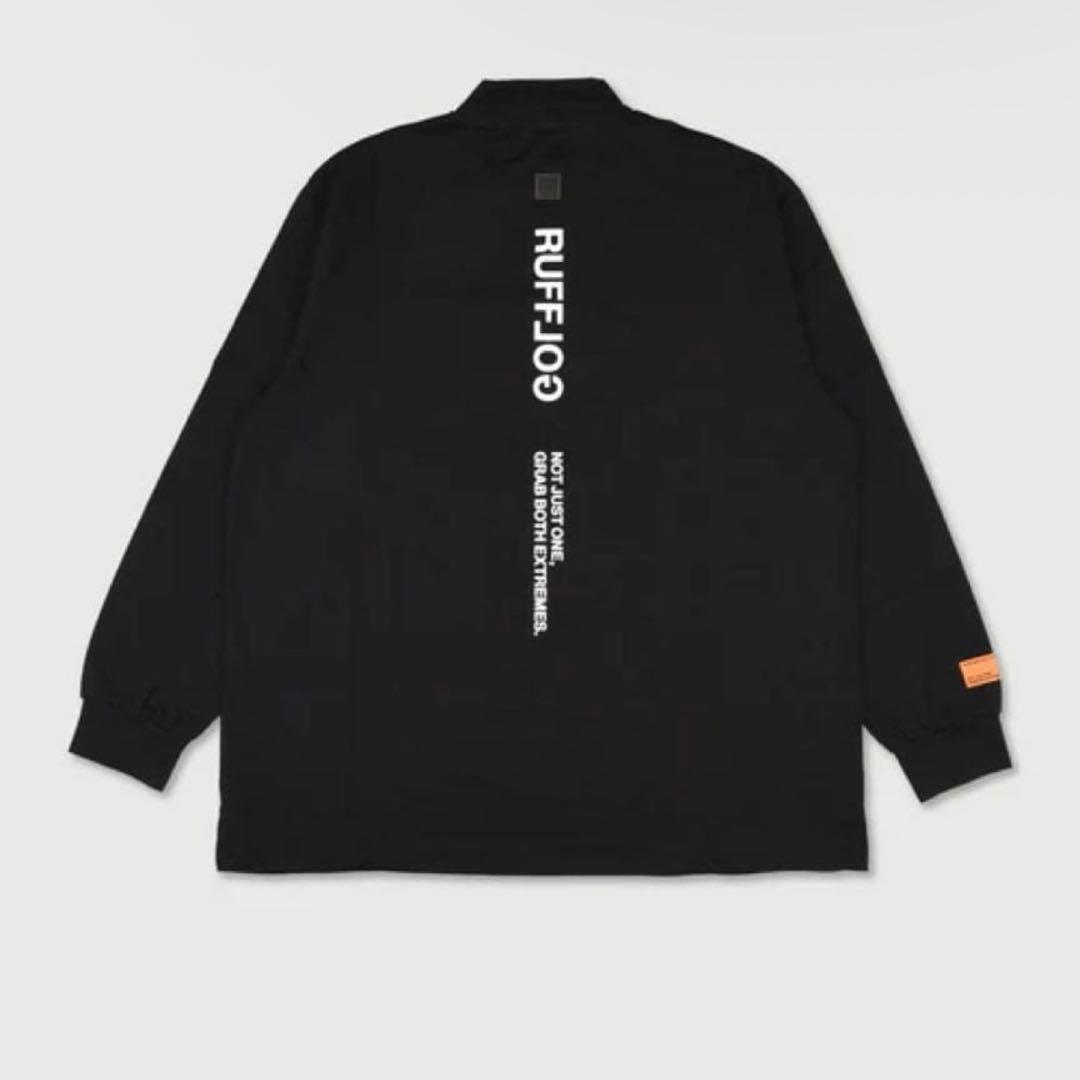 ラフロッグ RUFFLOG WM MOCK NECK BLACKモックネック - メルカリ