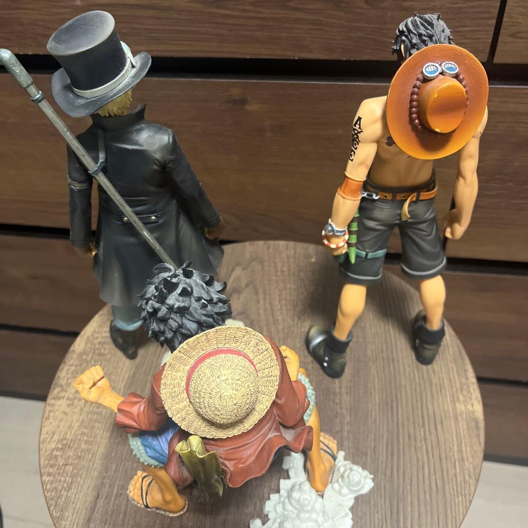 ONE PIECE フィギュア まとめ売り 3体 サポ エース ルフィ セット売