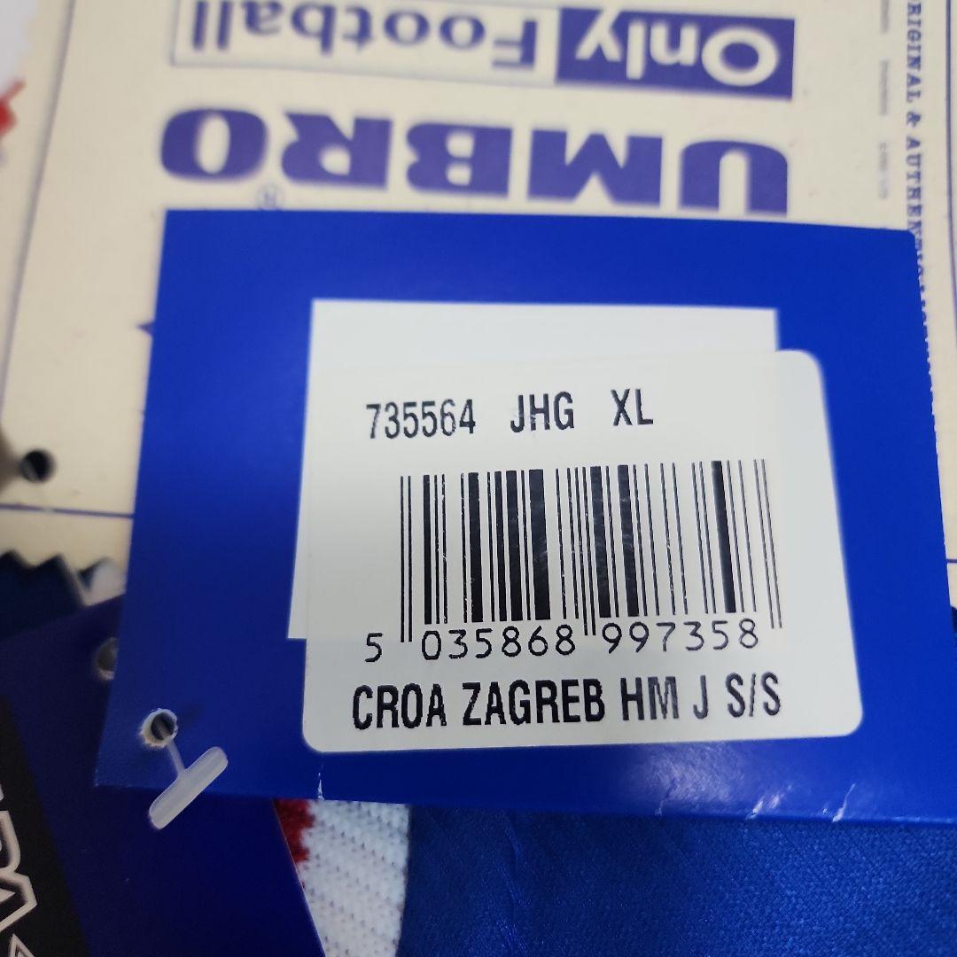 98-99 クロアチアザクレブ ユニフォーム カズ 三浦知良 新品未使用タグ