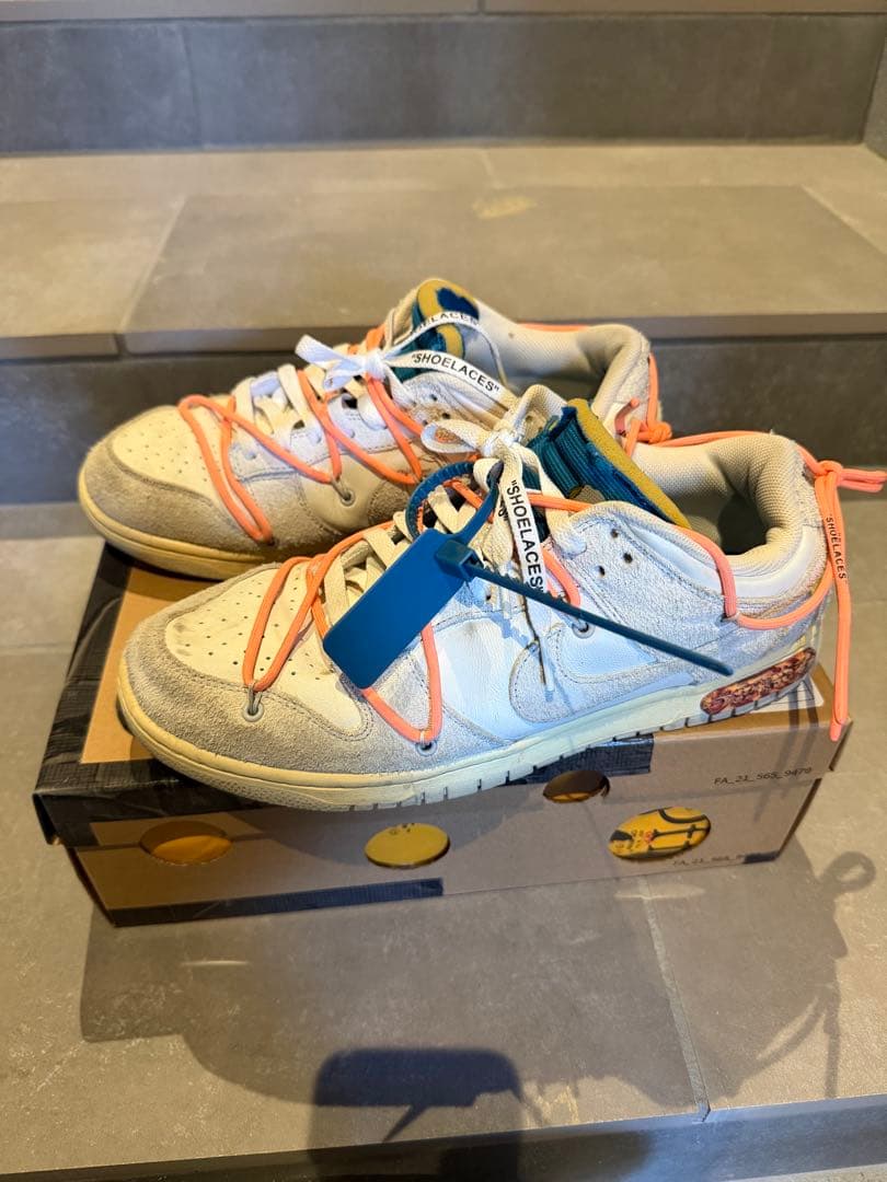 Off-White × Nike Dunk Low \"Lot.19\" Nike Dunk Low x OFF-White (Lot 19) - YouTube