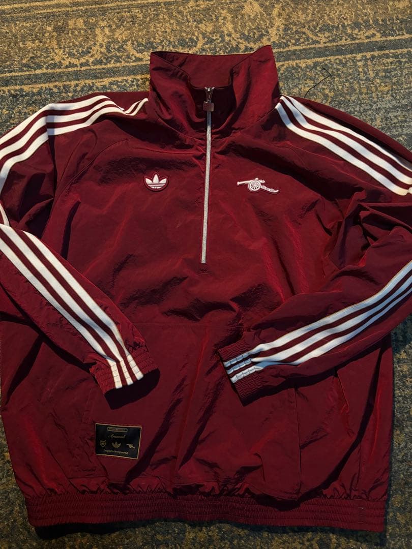 adidas original アーセナル ハーフジップ ジャケット セール】アーセナル テラスアイコン ハーフジップ ジャケット