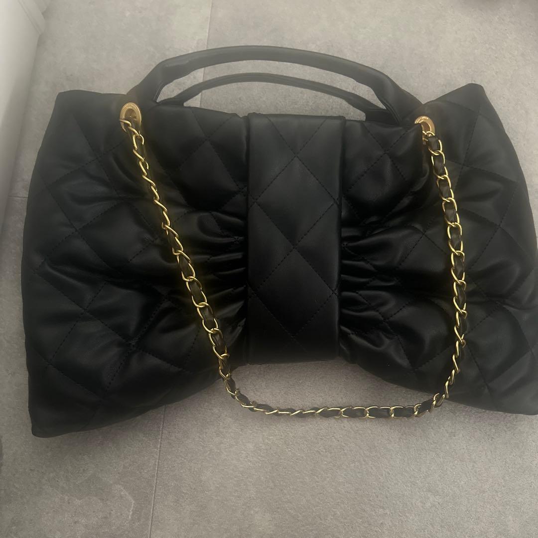 CHANEL キルティング ブラックバッグノベルティ - メルカリ