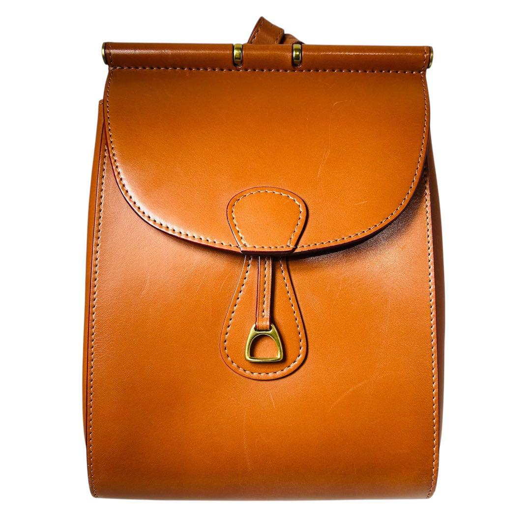 ITAGAKI いたがき あぶみリュック 本革 E923 タンニン キャメル - メルカリ