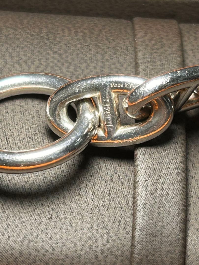 美品】国内正規店レシート付き HERMES シェーヌダンクル GM13コマ