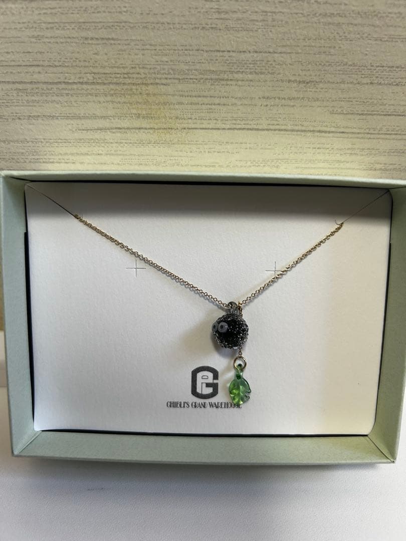 ジブリパーク HARIO ネックレス クロスケ まっくろくろすけ