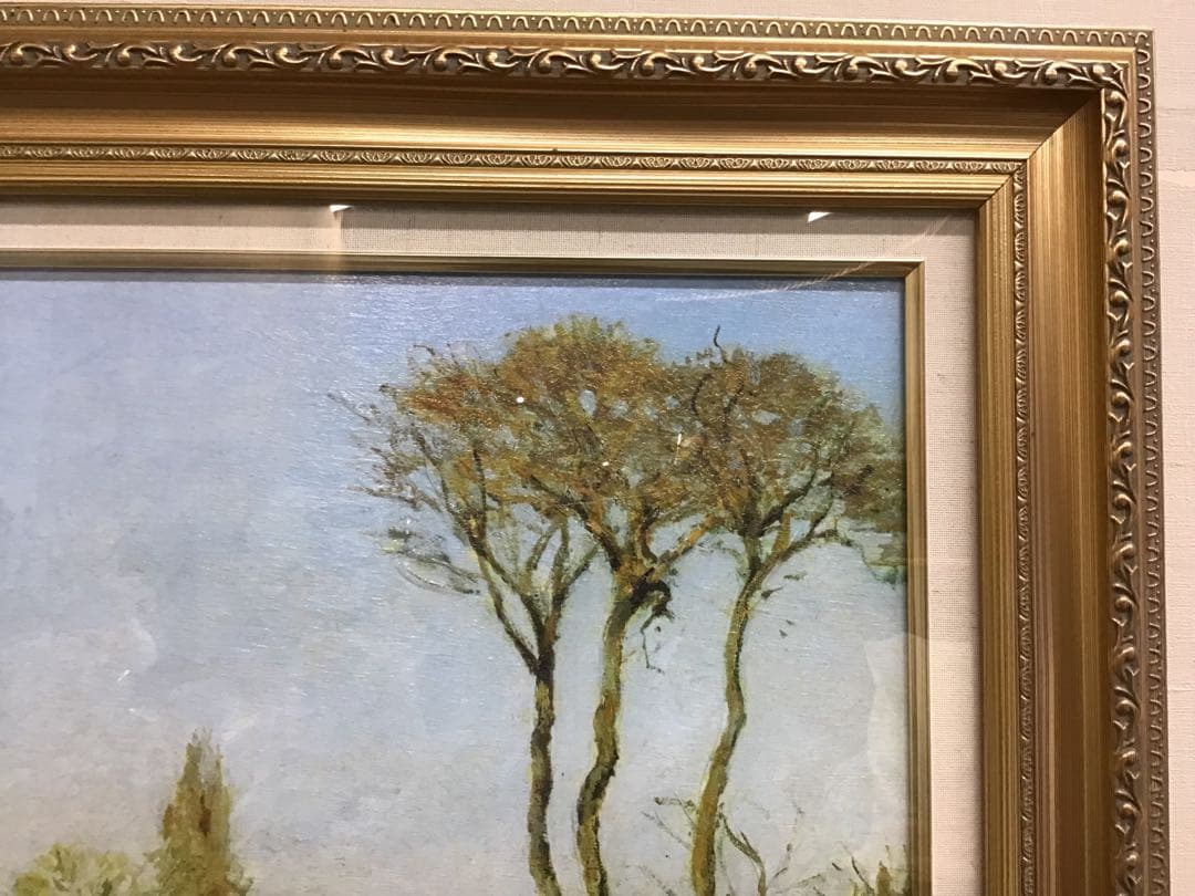 管44☆絵画☆カミーユ・ピサロ☆村の入り口☆複製画 - メルカリ