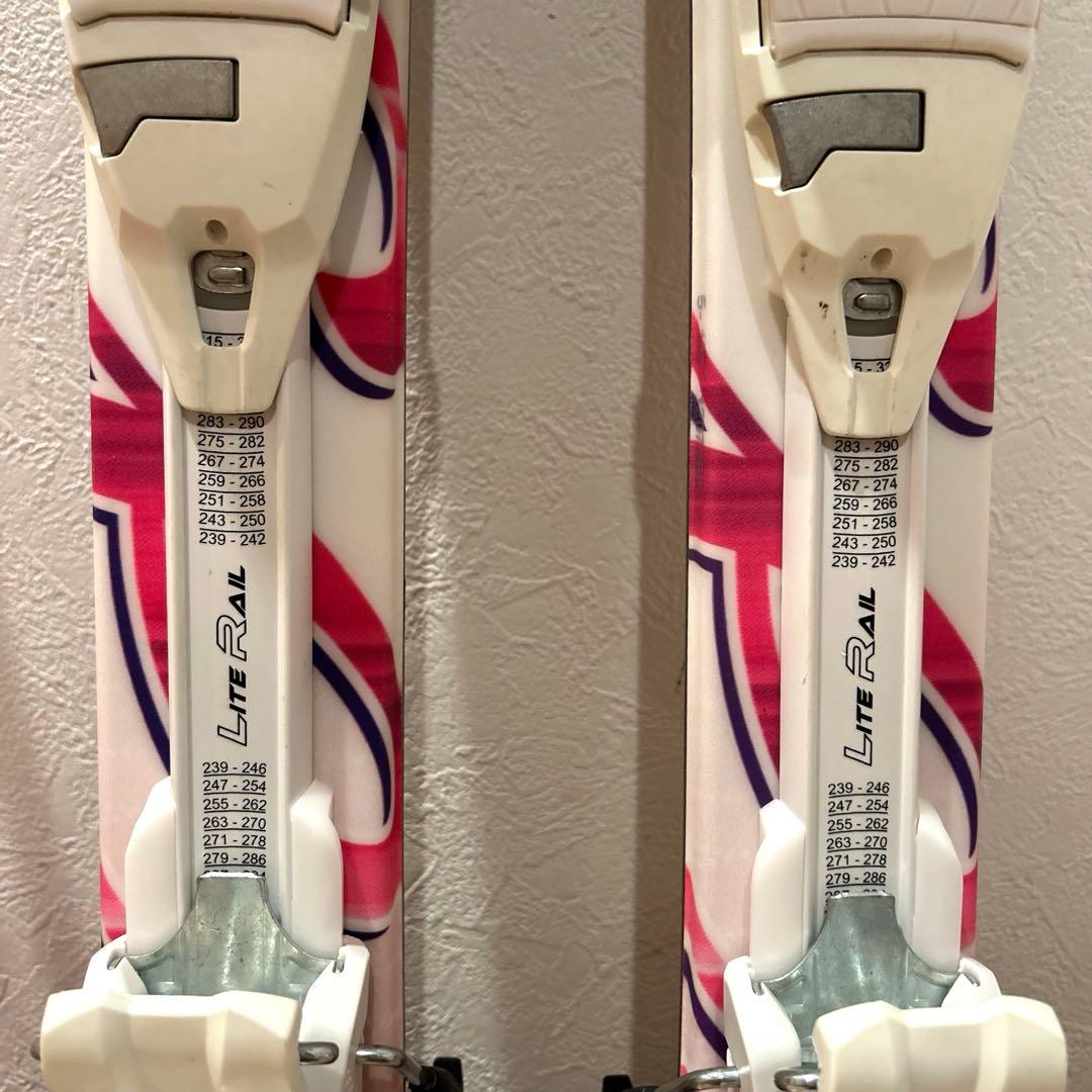 ジュニアスキー板＆ストック＆ケースセット❤︎HART ❤︎ 127