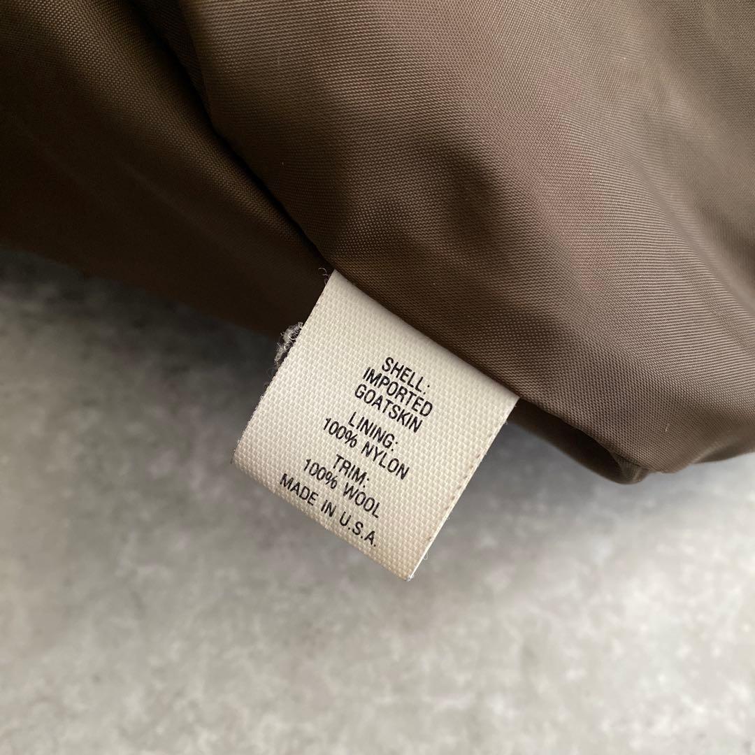 80s 90s L.L.Bean A-2 レザー ジャケット USA製 40