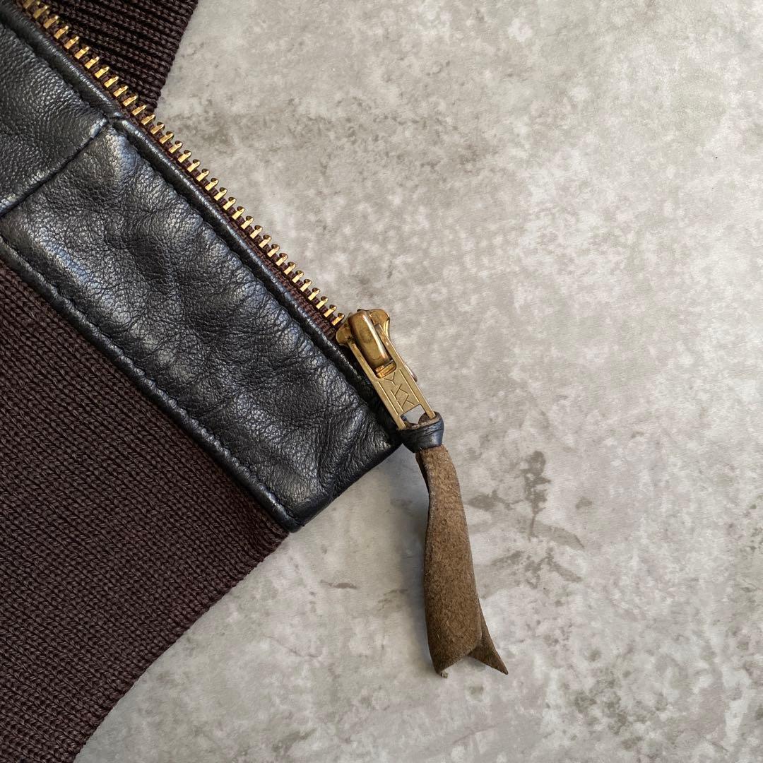 80s 90s L.L.Bean A-2 レザー ジャケット USA製 40