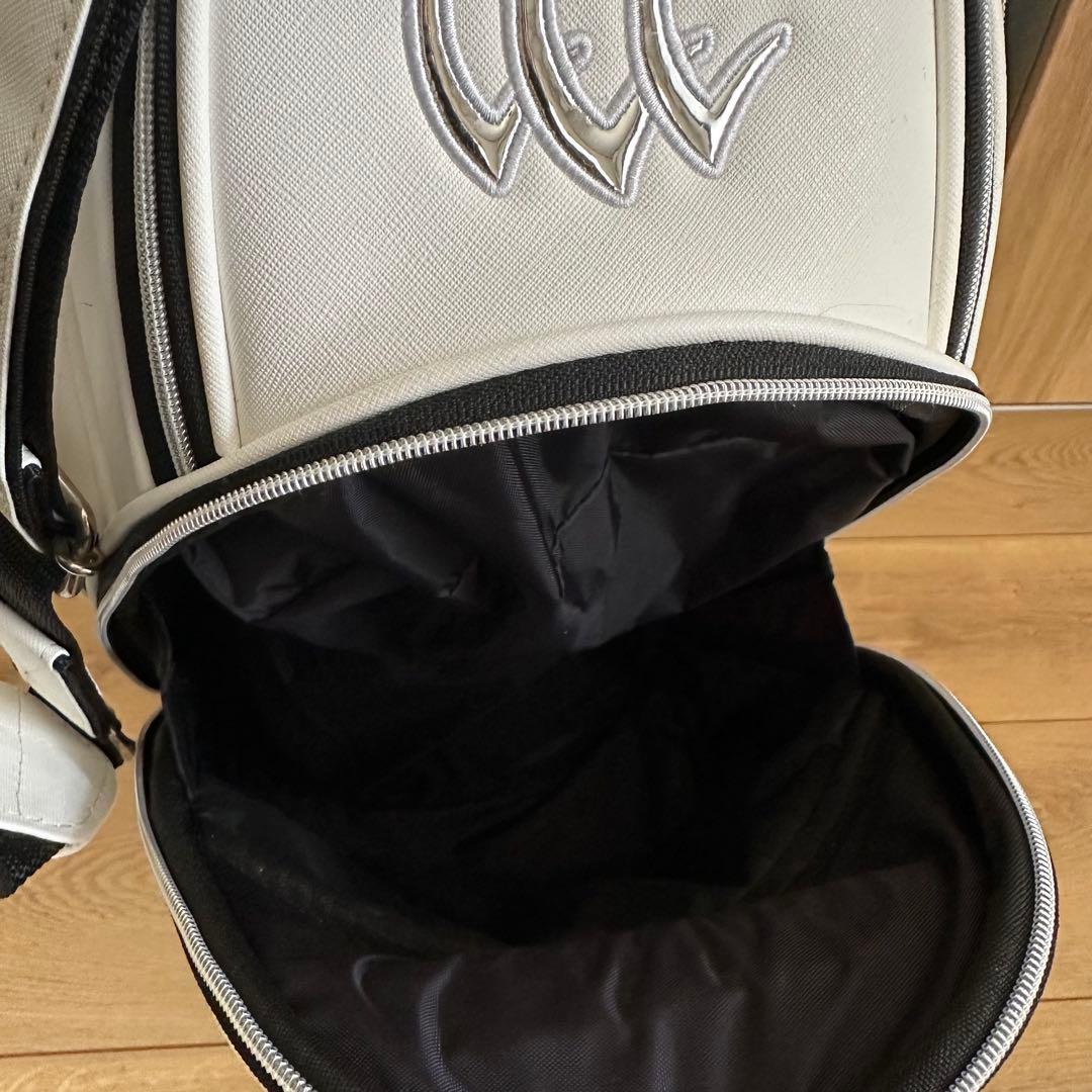 美品 千葉カントリークラブ キャディバッグ 8.5型 ホワイト - メルカリ