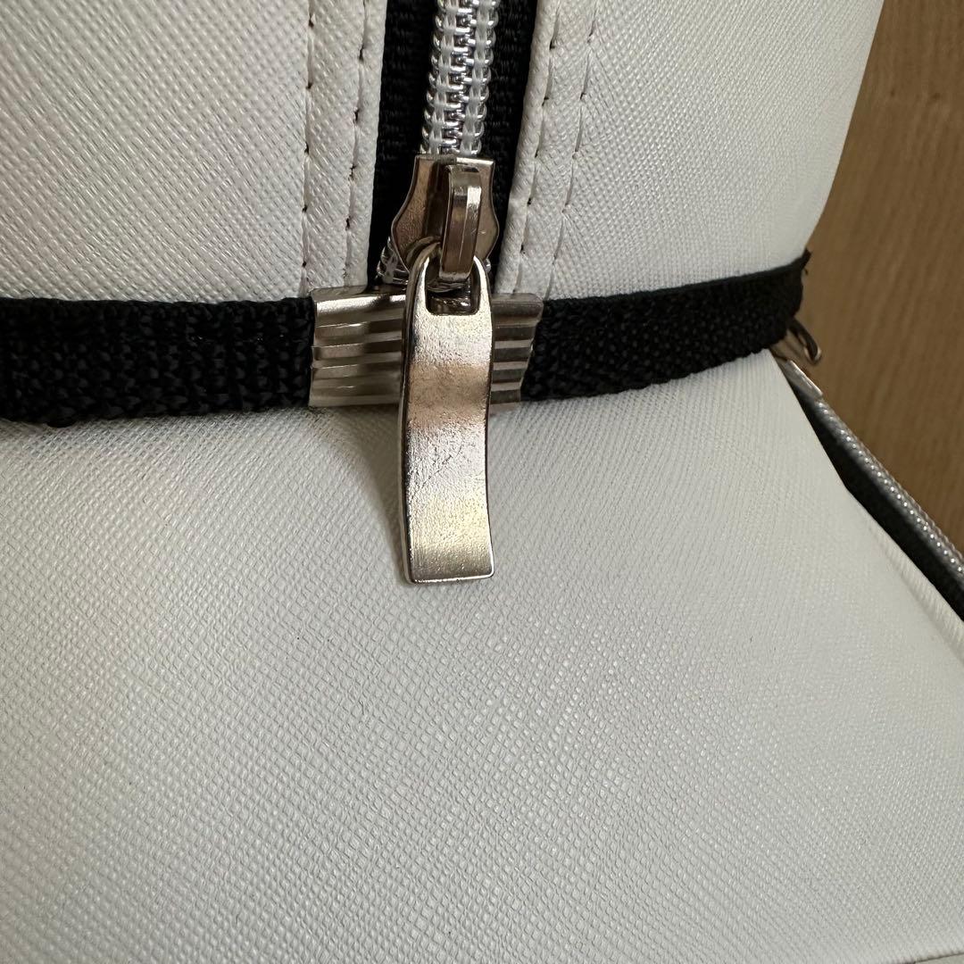 美品 千葉カントリークラブ キャディバッグ 8.5型 ホワイト - メルカリ