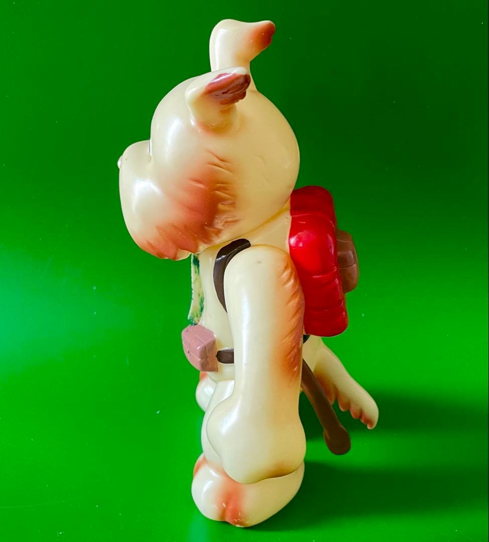 珍品】当時物 マルザン のらくろモール中隊長ソフビ 1969年 田川水泡