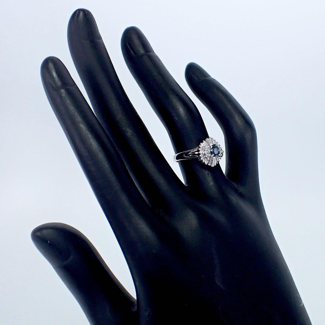 三越 極上アレキサンドライト0.31ct ダイヤ0.30ct Pt900 リング - メルカリ