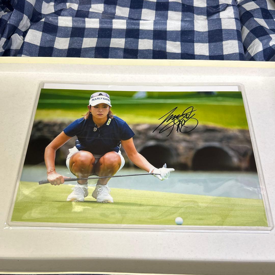 原 英莉花 直筆サイン入りフォト 女子　プロゴルファー Amazon.co.jp: 原英莉花 直筆サインフォト 写真 女子ゴルフ : おもちゃ