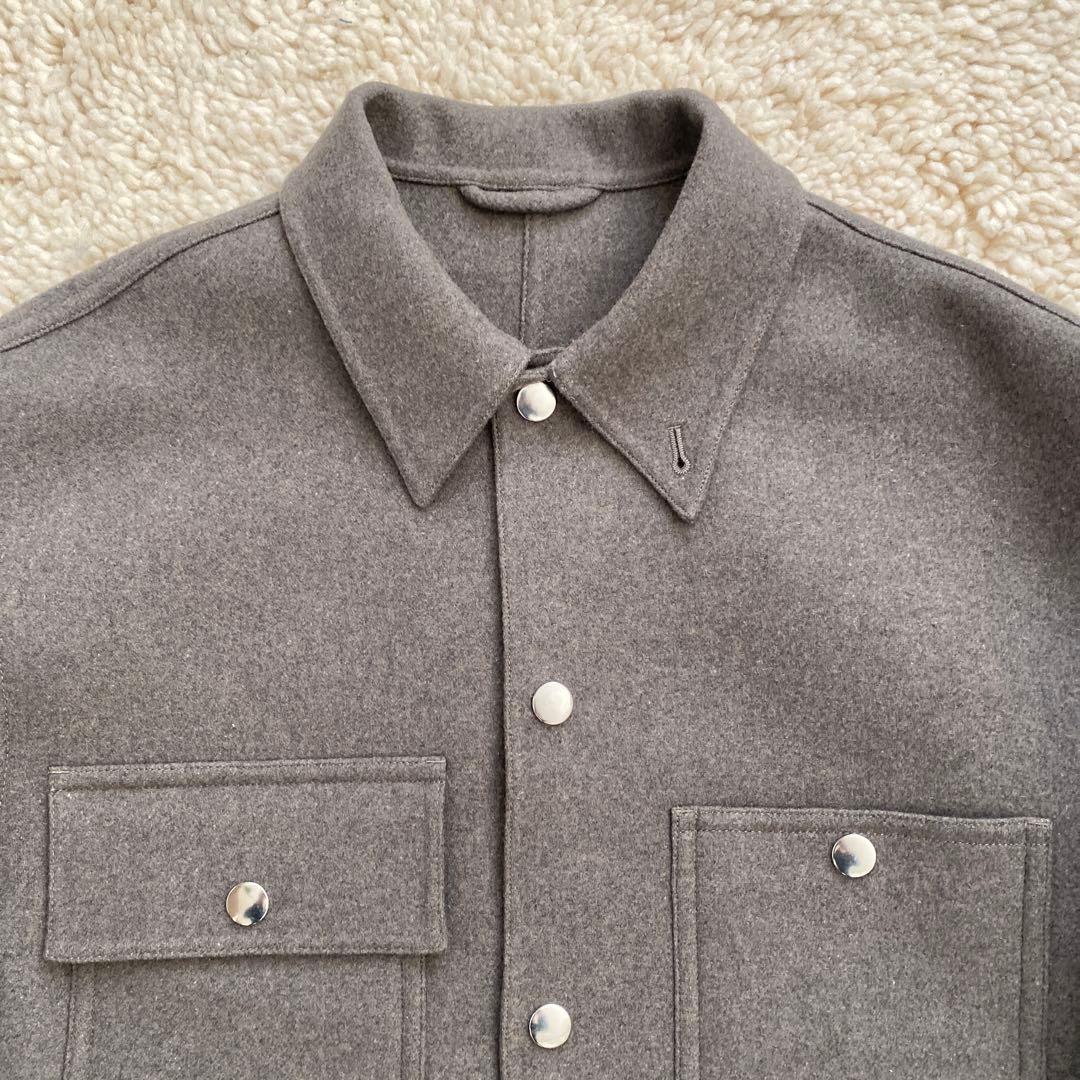 H BEAUTY&YOUTH ウールカシミアカバーオールコート グレージュ - メルカリ