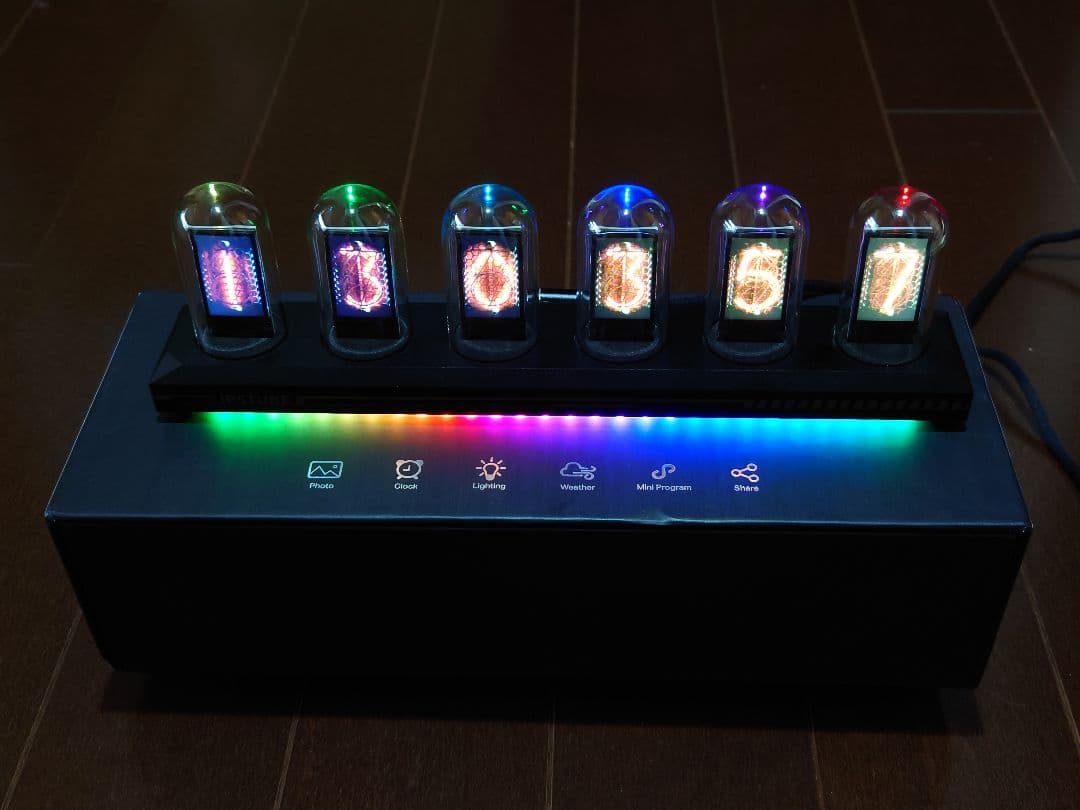 ニキシー管時計 IPSTUBE 虹光 / Gixie Clock/NEXTUBE