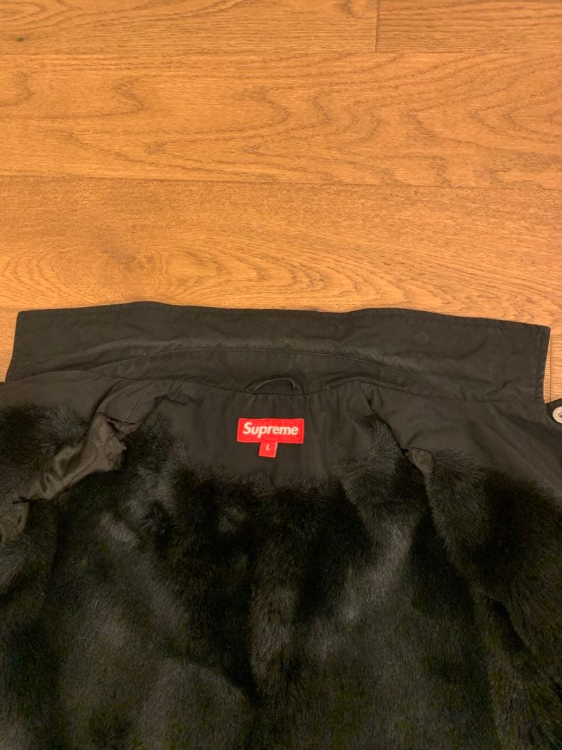 Supreme フェイクファーコーチジャケット 黒 L 2006〜2007年頃 - メルカリ