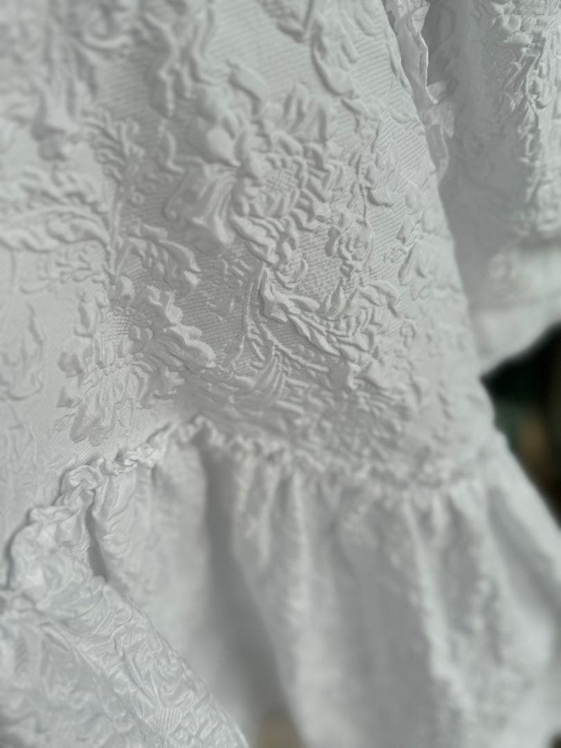 こ*ん様 Simone Rocha パフスリーブ ブラウス UK12サイズ - メルカリ