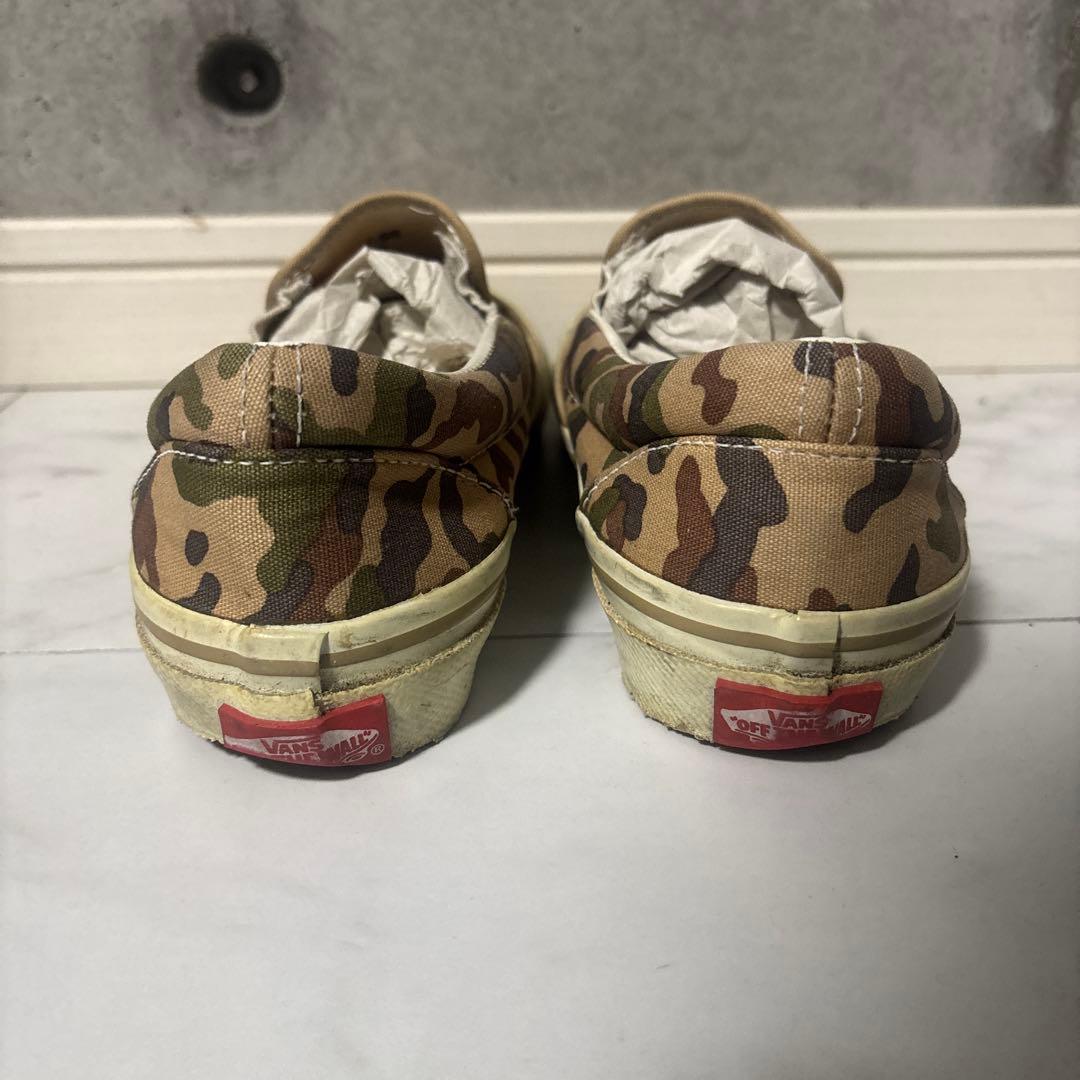 VANS バンズ スリッポン カモフラ 迷彩 us6 24 - メルカリ