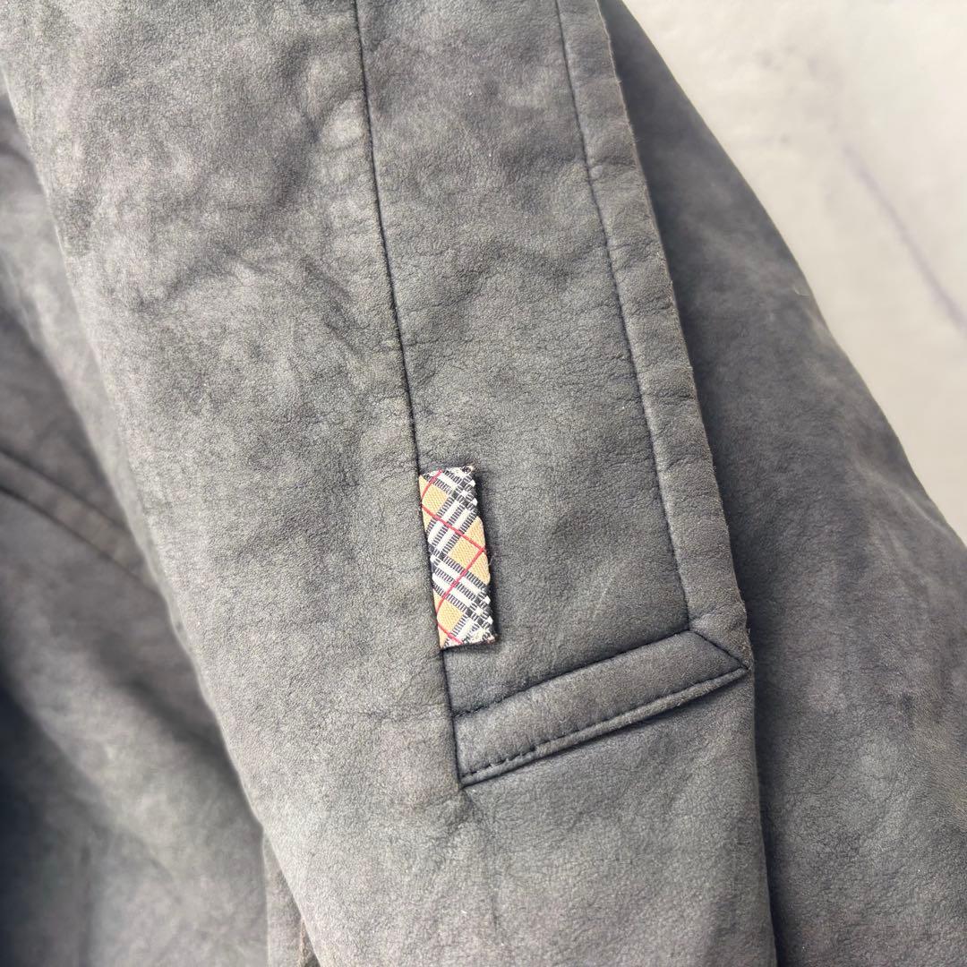 逸品】バーバリーロンドン スエード ジャケット ブルゾン ライナー付