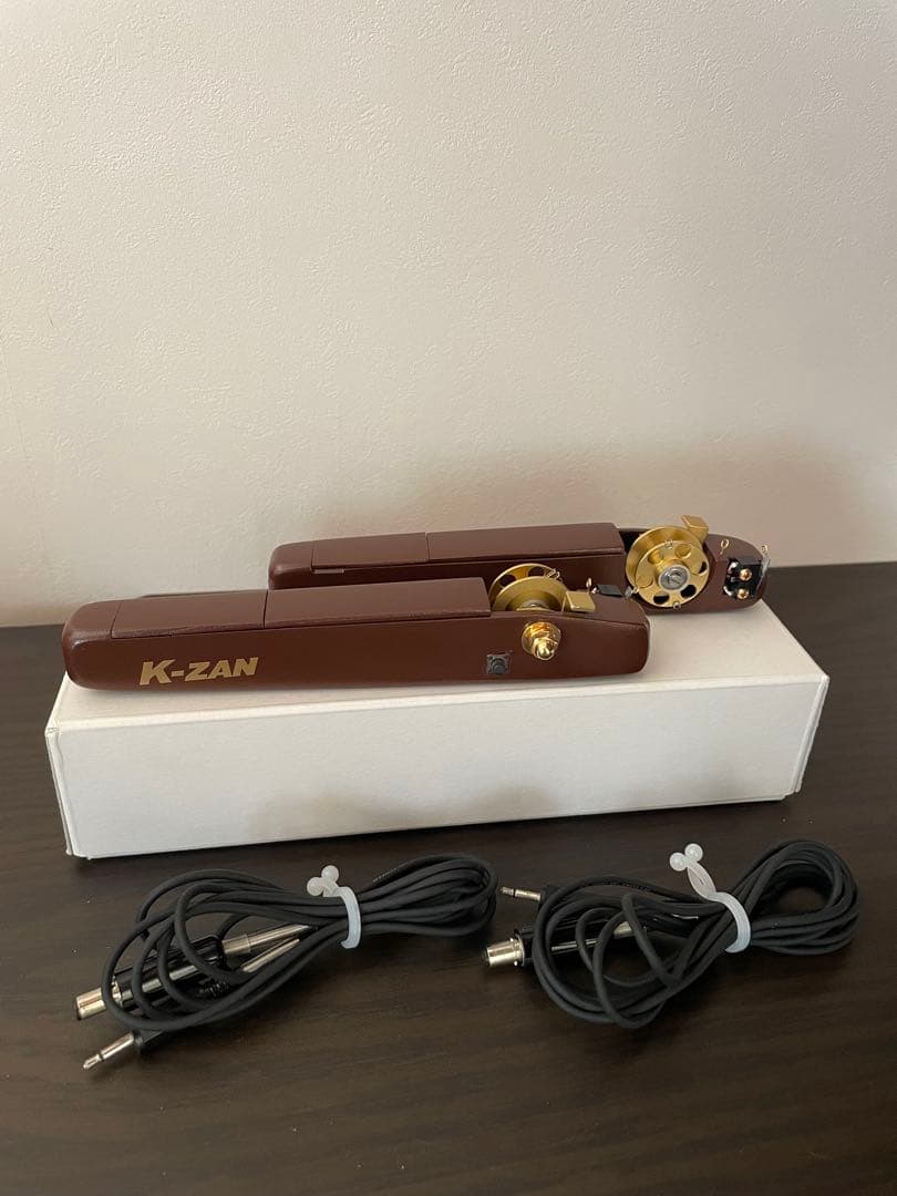 K-ZAN ワカサギ リール ケーブル付き 左右セット K ZANワカサギ電動リール K3 フルメンテナンス品 - メルカリ