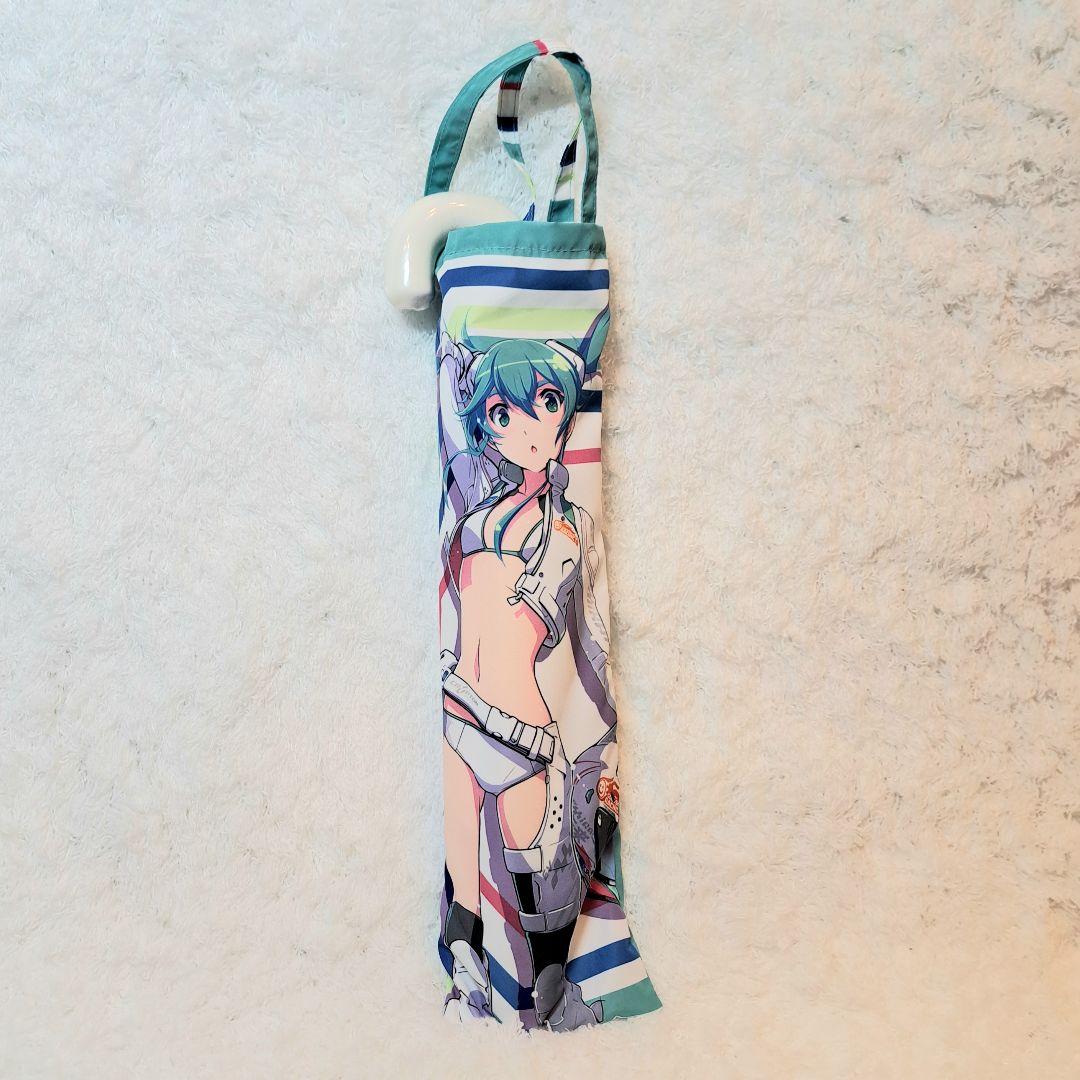 希少 痛傘 レーシングミク 2014 EV MIRAI ver.  折りたたみ傘