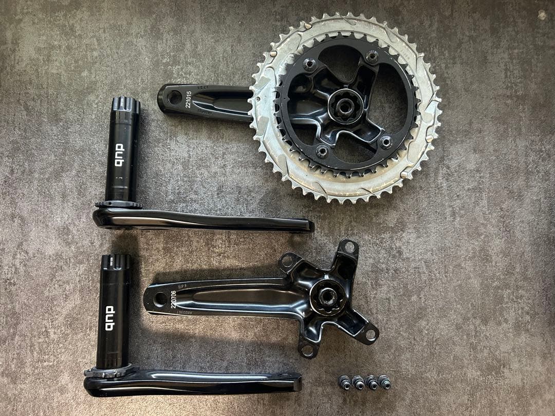 Sram rival クランク　165mm、172.5mm 2本セット！