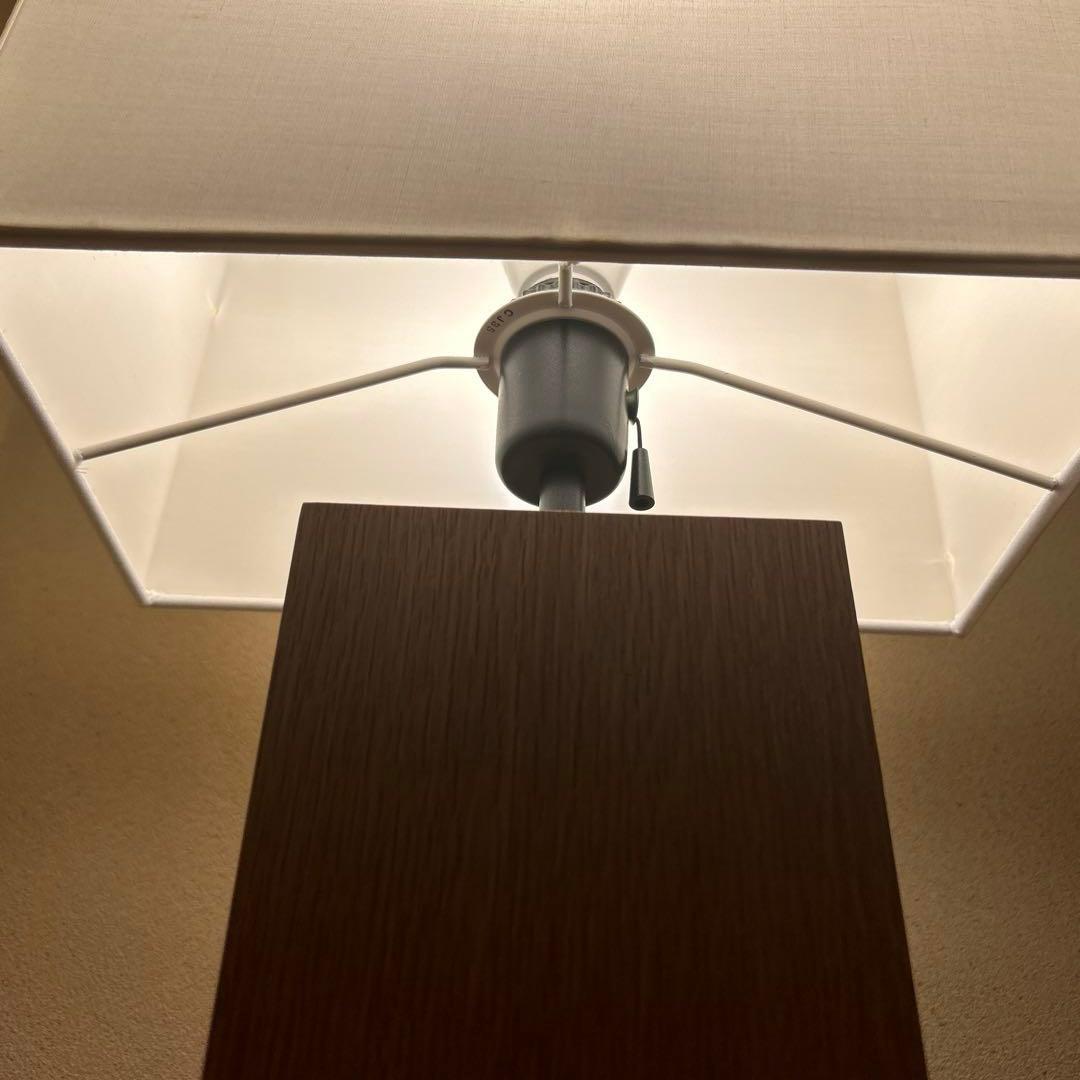 廃盤 無印良品 MJ-SOSA スタンドライト用オーク材スタンド 四角