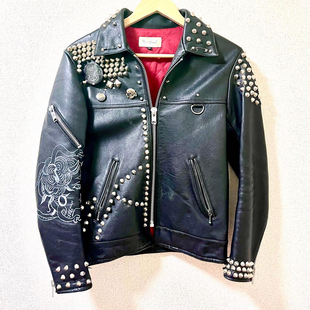 ライダースジャケット 鋲ジャン - メルカリ