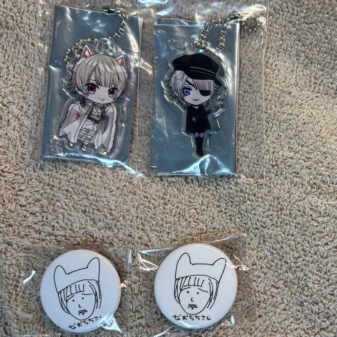 値下げ中！電脳ヒメカ　なおち　アクリルスタンドキーホルダー　缶バッジ16点セット