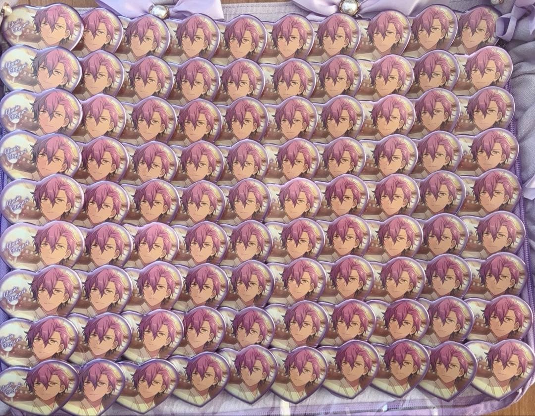 乙狩アドニス ハート缶バッジ 痛バ A3 - メルカリ